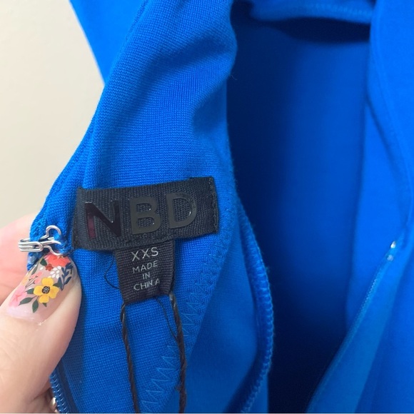 NBD Melody Midi Dress in Cerulean Blue Size XXS New NWT - Picture 9 of 11